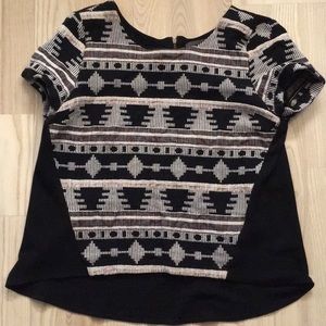 Hi-lo tribal top from Anthropologie